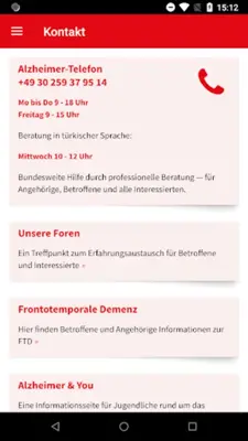 Alzheimer & YOU - den Alltag aktiv gestalten android App screenshot 0